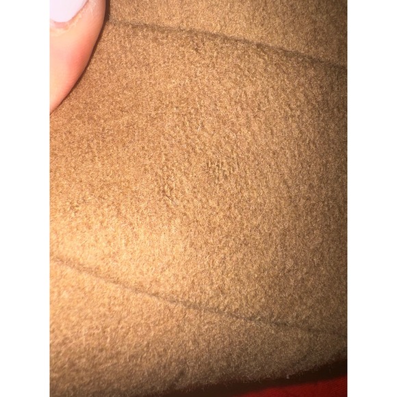 J Crew Women Double Breasted Wool Blend Peacoat Camel Size 6 - Picture 7 of 7